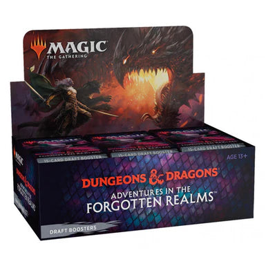 Magic The Gathering Dungeons & Dragons Adventures in the Forgotten Realms Draft Booster Box